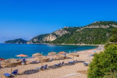 Heerlijke strand van Agios Georgios